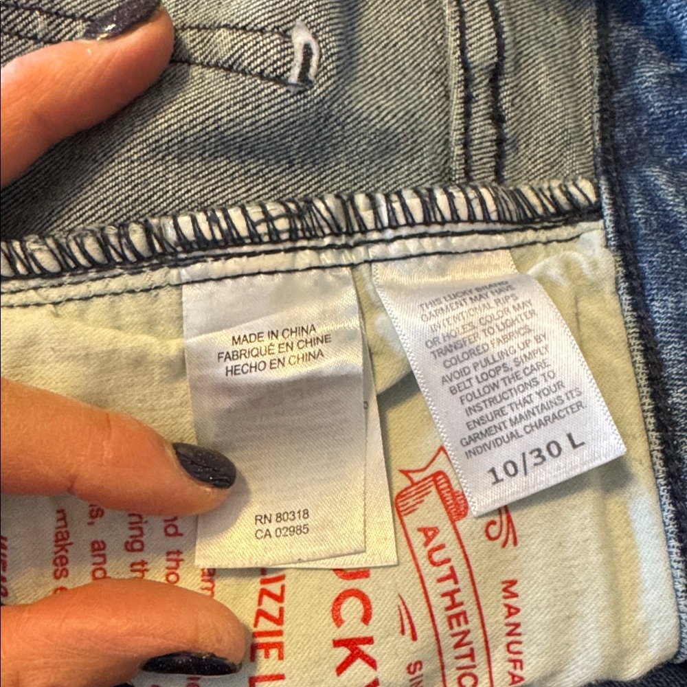 Lucky Brand Women's Lizzie Low-rise Skinny Jeans in Blue size 10 /30 L - Picture 14 of 15